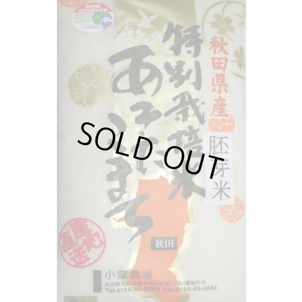 画像1: 減農薬減化学肥料栽培米 胚芽米5kg (1)